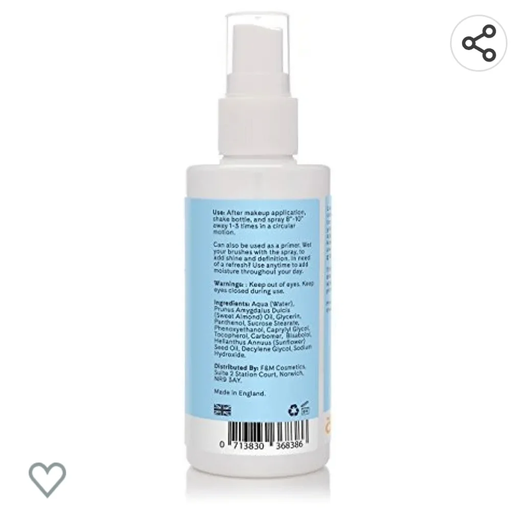 Lunar Moisture Setting Spray Made in England 3.38 fl oz NWT